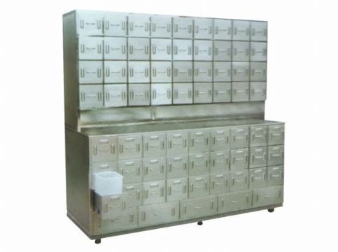 點擊查看詳細(xì)信息<br>標(biāo)題：不銹鋼中藥柜（68屜、厚面） 閱讀次數(shù)：2556